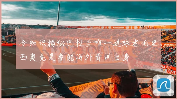 冷知识揭秘巴拉圭唯一进球者毛里西奥竟是鲁能海外青训出身